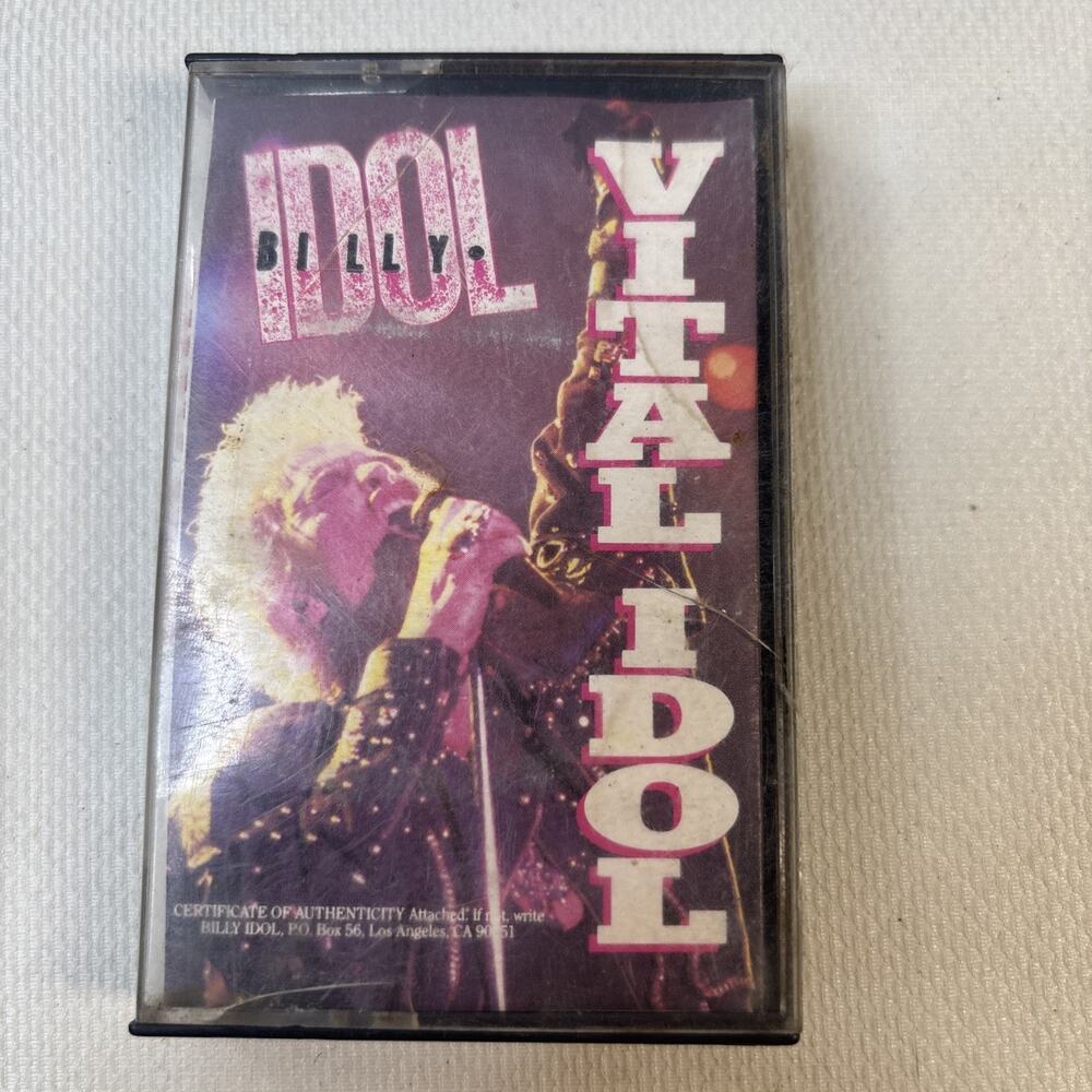 Billy Idol - 2 Cassette Tapes - Vital Idol & Rebel Yell